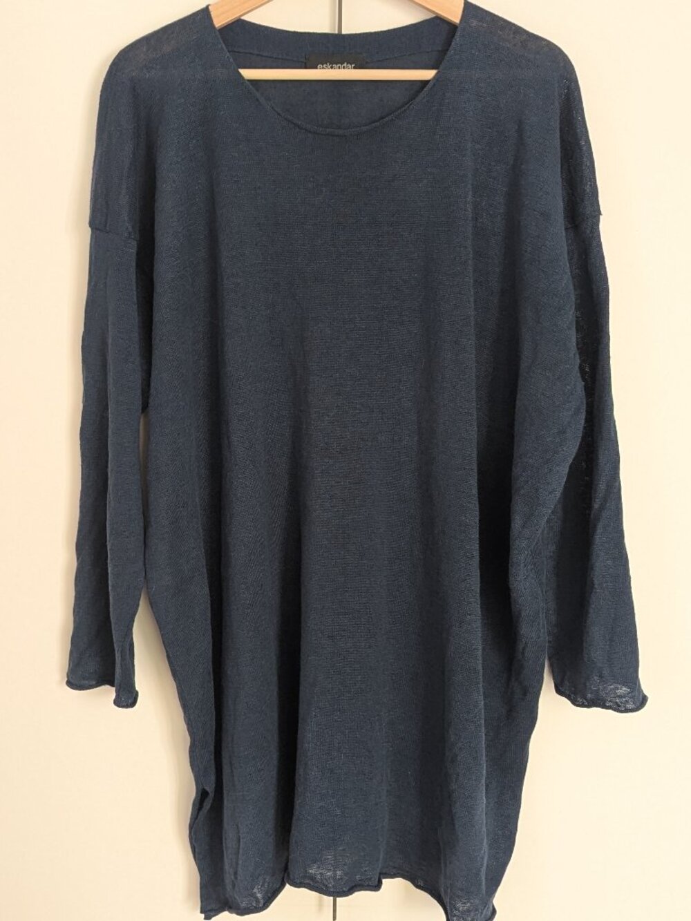 Eskandar linen knit top